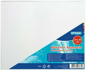 Καμβάς Ζωγραφικής Σε Τελάρο 24x30cm 1,5mm Α' Ποιότητας Stylex 28631