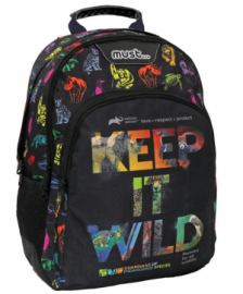 Σχολική Τσάντα Πλάτης Δημοτικού Animal Planet Keep It Wild Must 3 Θήκες 570863