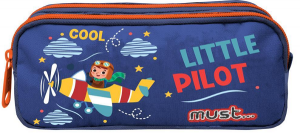 Σχολική Κασετίνα Βαρελάκι Must Little Pilot 2 Θήκες 585109