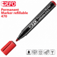 Μαρκαδόρος Κιβωτίων +Efo 470-3 F Κόκκινο 384703