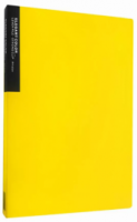 ELEGANT Nτοσιέ με Mεταλλική Πιάστρα, Α4 σε 4 διχρωμίες - Kίτρινο-Mαύρο