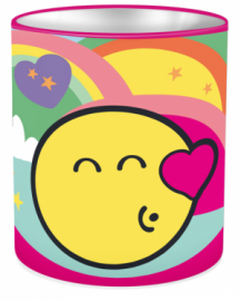 Μολυβοθήκη Σχολική Smiley Wοrld Μεταλλική 10x11 εκ 000504991