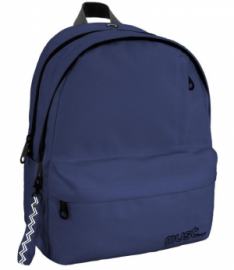 Τσάντα Πλάτης Must Monochrome rPET Μπλε Navy 2 Κεντρικές Θήκες 000584179