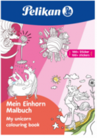 Μπλοκ Ζωγραφικής Pelikan Malbuch "Mein Einhorn", DIN A4, inkl. 100 Sticker 101530