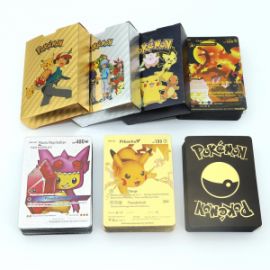 Pokemon Cards Metal Gold Box Vmax GX