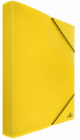 BΑSΙC” Kουτί Λάστιχο PP  25X35 3cm Κίτρινο 07-28-03-02