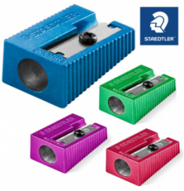 Ξύστρα Staedtler Μεταλλική Χρωματιστή 51010 σε 4 Χρωματα