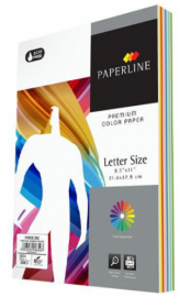 Χαρτονι φωτοτυπικού Α4 160γρ.10χρωματα Μιχ Paperline Color Rainbow. 250φυλ 09035