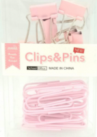 Clips & Pins pastel Διάφορα Χρωματα 