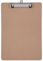 Comix πινακίδα ξύλινη, Α4, με πιάστρα, καφέ, 31,8x22.8 εκ.17834
