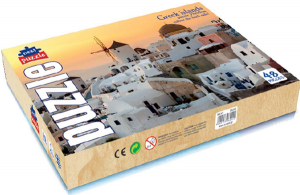 Τουριστικό παζλ "Νησί" 35x50εκ. 48τεμ.06244