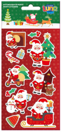 ΑΥΤΟΚΟΛΛΗΤΑ ΧΡΙΣΤΟΥΓΕΝΝΙΑΤΙΚΑ 10X22EK PUFFY GLITTER ΔΙΑΦΟΡΑ 000621136
