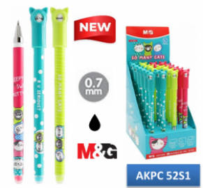 M&G Στυλό Gel Erasable 0.7mm 4 Σχέδια AKPC52S1