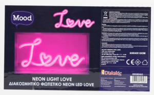 ΔΙΑΚΟΣΜΗΤΙΚΟ ΦΩΤΙΣΤΙΚΟ NEON LED LOVE 23X4X13 MOOD 000580465