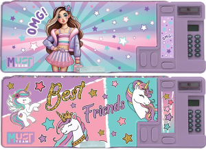 Κασετίνα Retro BFF Με Μαγνητικό Κούμπωμα 26x9x3.2cm ΚΟΡΙΤΣΙ 2 ΣΧΕΔΙΑ  000587579