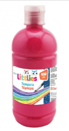 The Littlies Tempera Τέμπερα Ζωγραφικής Φούξια σε Μπουκάλι 500ml  000646813