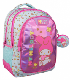 ΤΣΑΝΤΑ ΠΛΑΤΗΣ 32X18X43 3ΘΗΚΕΣ MY MELODY ΓΑΛΑΖΙΟ 000490121