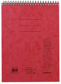 Σπιράλ Μπλοκ Σημειώσεων Όρθιο A5/15Χ21 80φυλλο COVER
