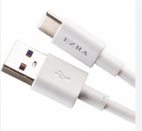 Καλώδιο Ezra DC72 USB 2.0 data Cable USB-C male - USB-A male Λευκό 1m