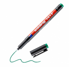 Edding 141f Πράσινος Μαρκαδόρος Ανεξίτηλος 0.6mm