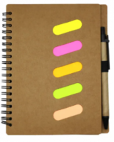 Σημειωματάριο Οικολογικο με στυλό – Notebook & Σελιδοδείκτες 13x16cm