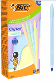 Στυλό Bic Cristal Pastel Μπλε.