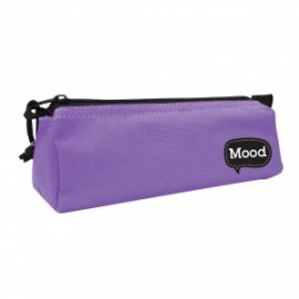 Κασετίνα Βαρελάκι Mood Chrome Μωβ με 1 Θήκη 580160