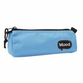 Κασετίνα Βαρελάκι Mood Chrome Σιέλ με 1 Θήκη 72665