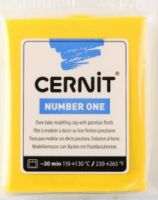 Πολυμερικός πηλός Cernit Number One 62γρ Κίτρινο