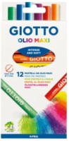 Λαδοπαστέλ Giotto Olio Maxi 12 Χρωμάτων. 293000 & 293400