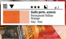 Χρώμα Ζωγραφικής Λαδιού MAIMERI Classico 20ml Νο110 giallo permanente arancio 
