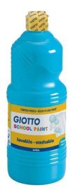 Τέμπερα Giotto School Paint 1000ml Μπλε Ανοιχτό (Cyan) 535515