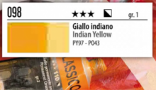 Χρώμα Ζωγραφικής Λαδιού MAIMERI Classico 20ml Νο098  Yellow Indian