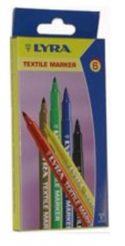 ΜΑΡΚΑΔΟΡΟΙ ΥΦΑΣΜΑΤΟΣ TEXTIL  6ΤΕΜ LYRA 651106