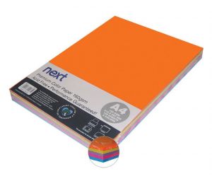 Χαρτί Α4 χρωματιστό 160gr 125 φύλλα MIX, έντονα χρώματα 09031