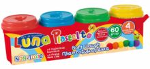 Πλαστοζυμαράκι Luna Plastelito σε 4 χρώματα 60gr. 620526