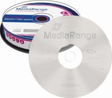 CD-R 700MB 80' 52x MediaRange Cake Box 10 Τεμ MR214