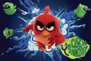 Πάζλ Χρωματισμού Angry Birds 2 in 1 24pcs Luna 504803