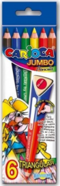 Ξυλομπογιές Carioca Jumbo Triangular 6 Τεμάχια 