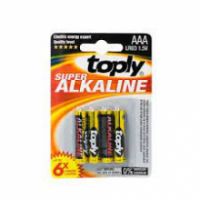 ΜΠΑΤΑΡΙΕΣ TOPLY Super Alkaline AAA LP03 1.5V