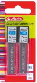 Herlitz Μύτες Μηχανικού Μολυβιού HB 0.7mm 2x12Τμχ