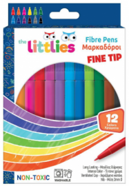 Μαρκαδόροι Ζωγραφικής Λεπτοί The Littlies 12 Τεμ. 646032