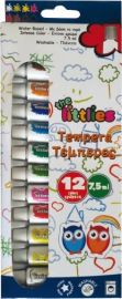 The Littlies Τέμπερες 7.5ml 12τμχ Πολύχρωμο  646030