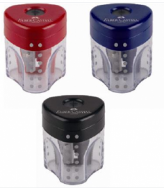 Ξύστρα Faber Castell Grip Auto Μονή BL/B/R 183401