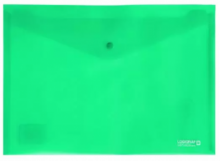 Φάκελος με κουμπί LOGIGRAF Α5 Διαφανής- Πράσινο 07-25-02-03
