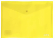 Φάκελος με κουμπί LOGIGRAF Α5 Διαφανής- Κίτρινο 07-25-02-02