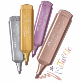 ΜΑΡΚΑΔΟΡΟΣ Faber-Castell Textliner 46 Υπογράμμισης 5mm Metallic Gold