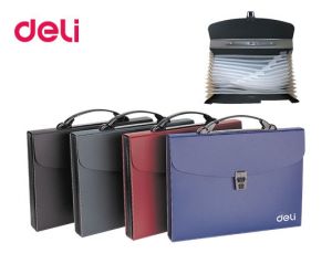 DELI ΤΣΑΝΤΑ ΠΛΑΣΤΙΚΗ Α4 12 ΘΕΣΕΩΝ ΧΕΡΟΥΛΙ 231.5557