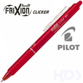 Στυλό Pilot Frixion Ball Clicker Gel 0.7mm με Κόκκινο Μελάνι BLRT-FR7R