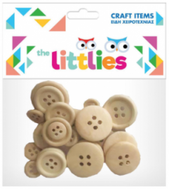 ΞΥΛΙΝΑ ΚΟΥΜΠΙΑ ΦΥΣΙΚΟ ΧΡΩΜΑ 24ΤΕΜ THE LITTLIES 646870